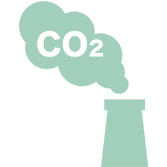 CO2排出量50％削減