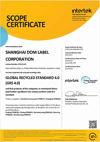 Global recycled standard